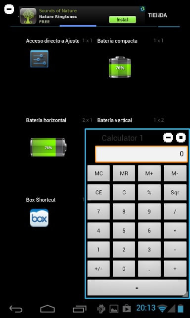 Calculadora Flotante截图9