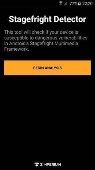 Stagefright检测:Stagefright截图4