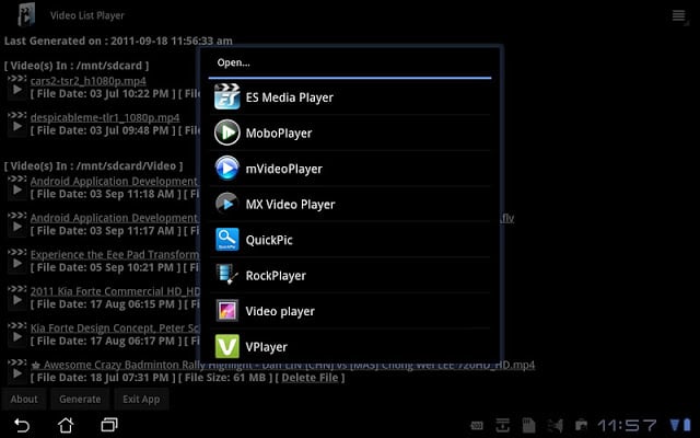 Video List Player截图2