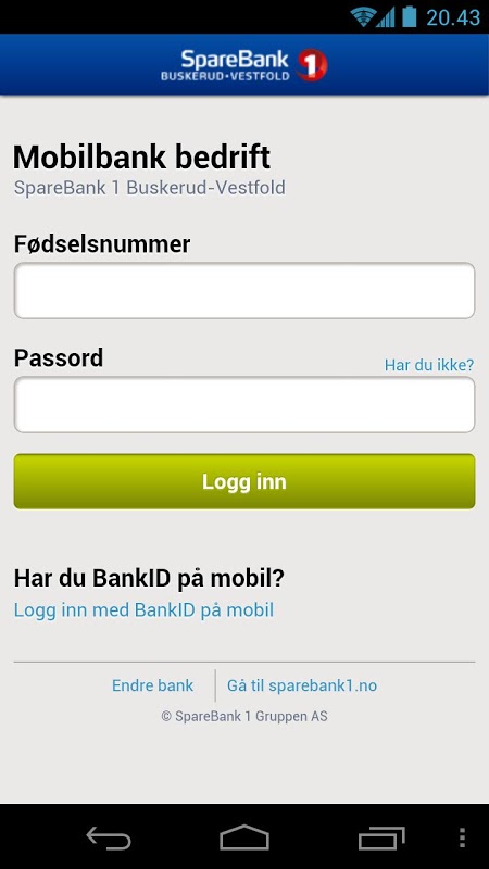 Mobilbank bedrift截图4