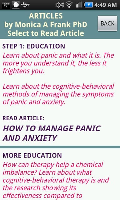 Stop Panic &amp; Anxiety Self-Help截图2