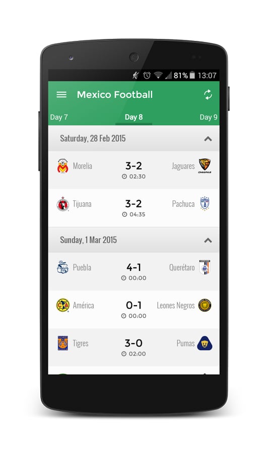 Mexico - App Football截图4