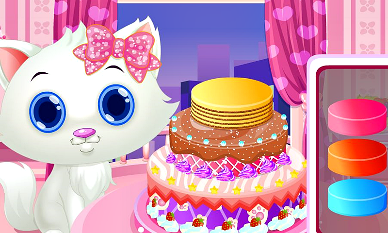 Kitty Cake Maker截图3