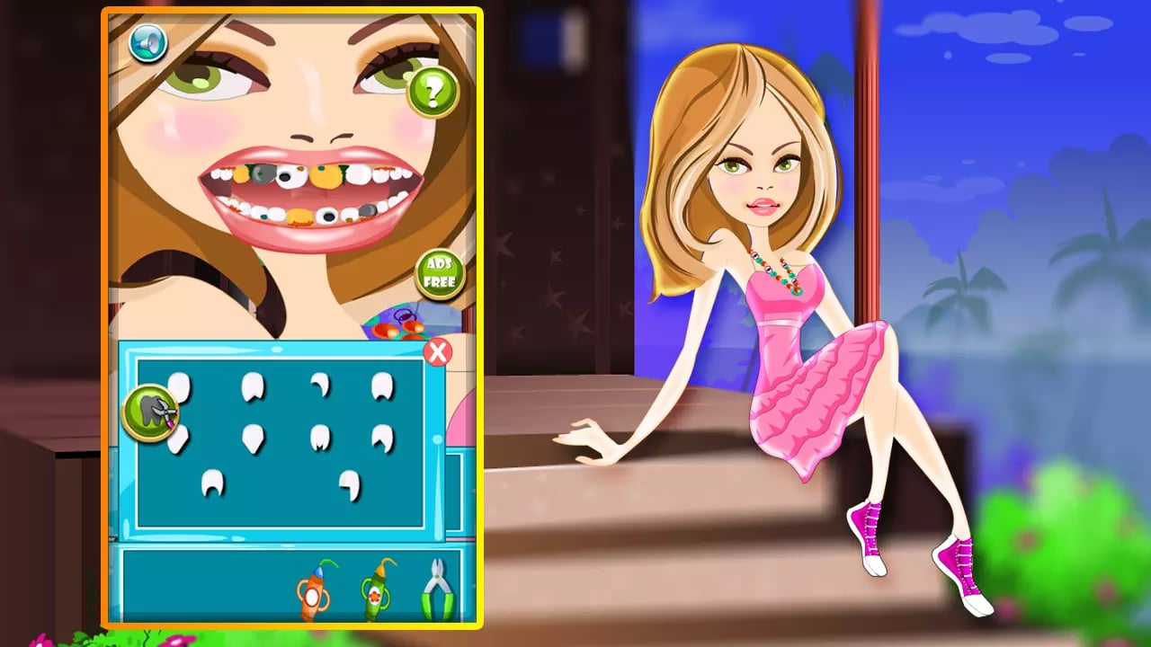 Dentist Game Pinky Girl截图1