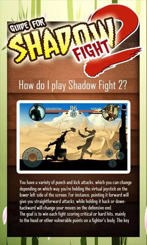Guide for Shadow Fight截图3