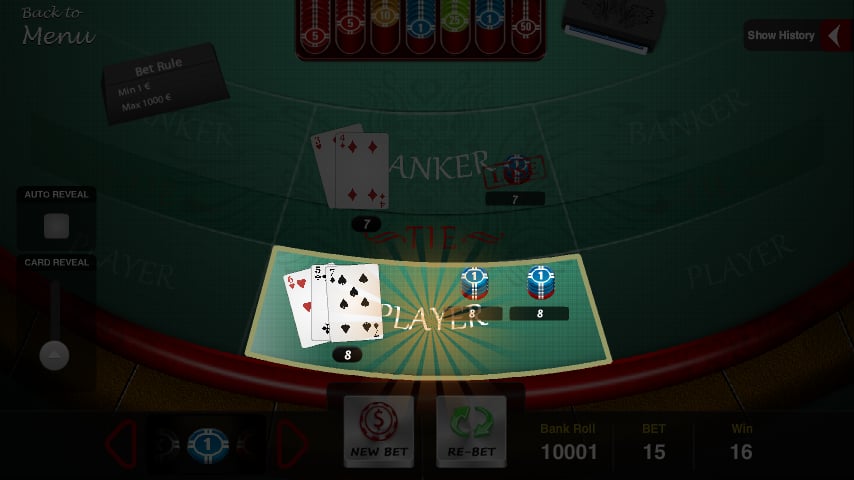 Baccarat for you截图2