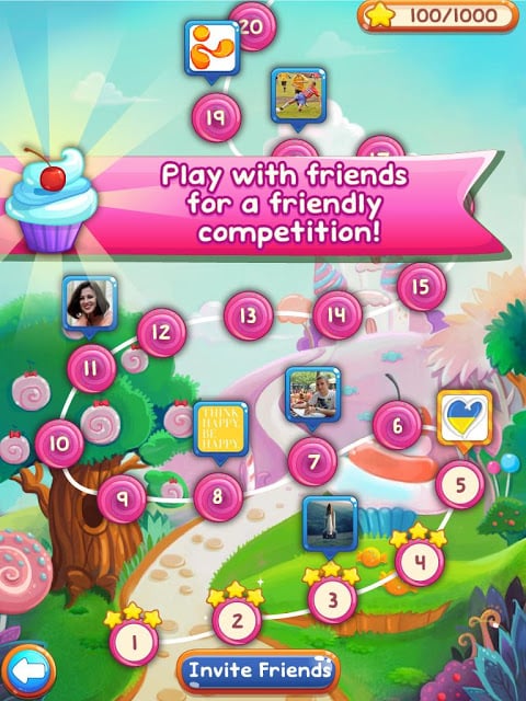 Sweet Candies 2 - Cookie Crush截图1