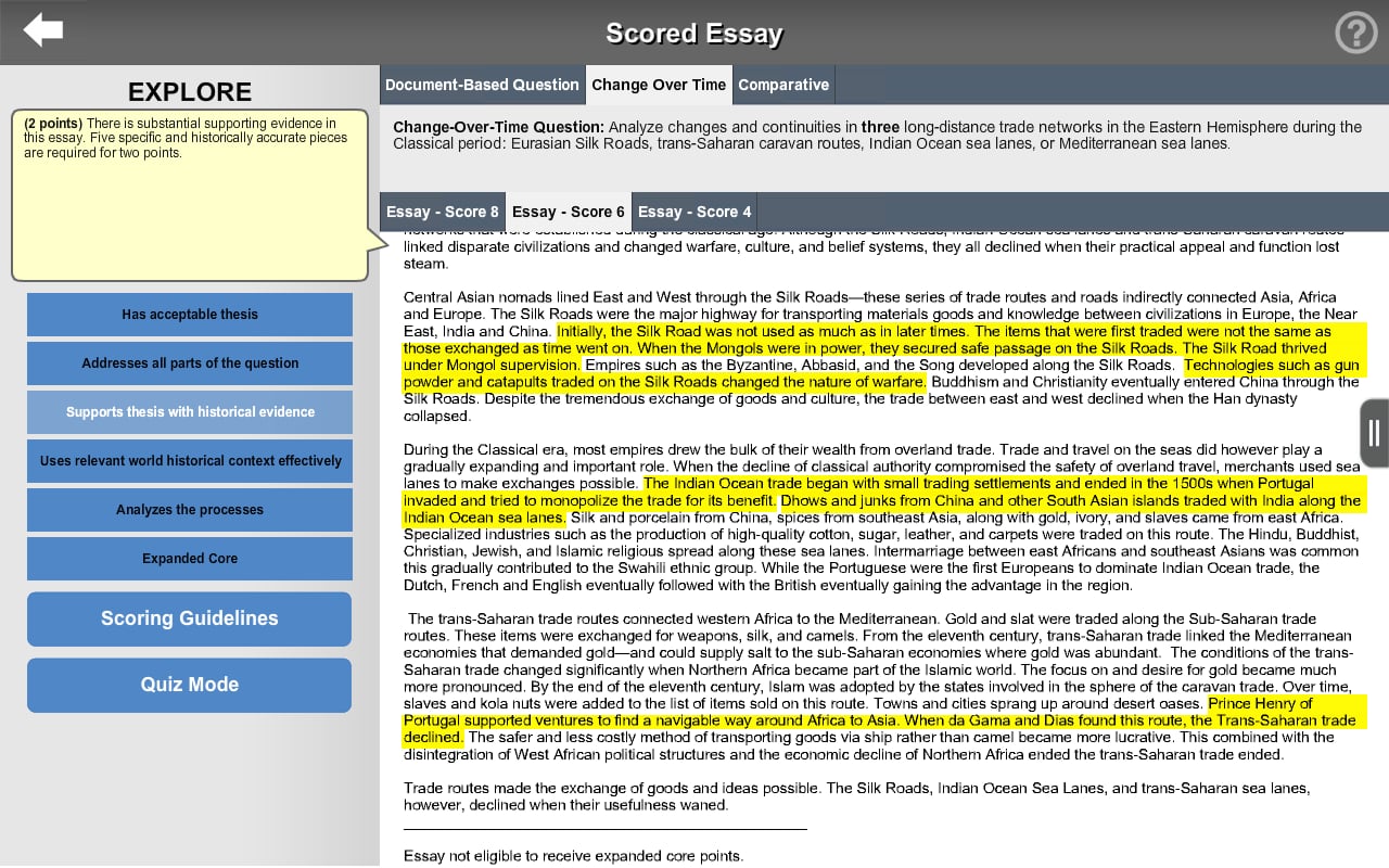 AP Exam Prep World Hist ...截图3