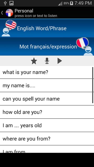 Learn English and French截图2