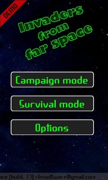 Invaders from far Space (Demo)截图