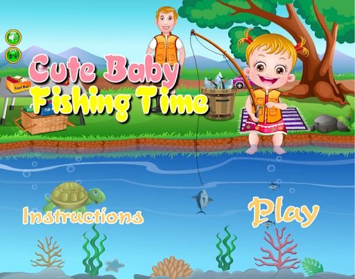 Cute Baby Fishing Time截图1