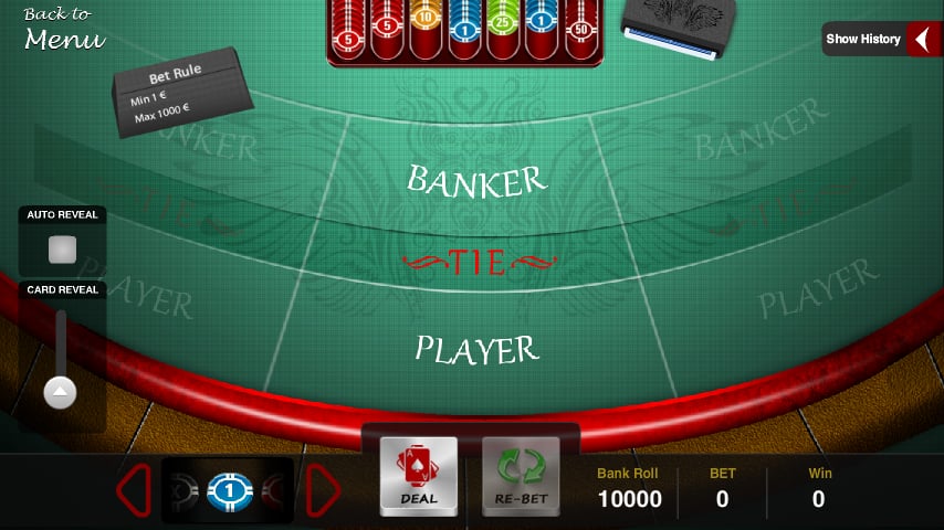 Baccarat for you截图3