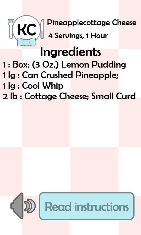 KC Pineapplecottage Cheese截图2