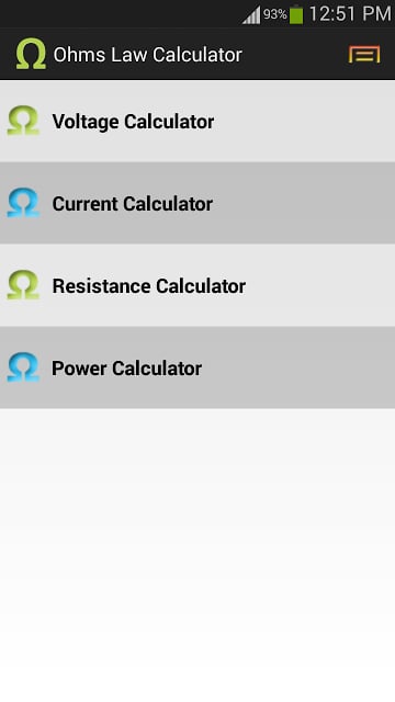 Ohms Law Calculator截图10