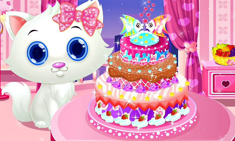 Kitty Cake Maker截图5