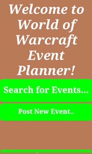 WOW Event Planner (Free)截图4
