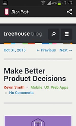 Treehouse Blog Reader截图2