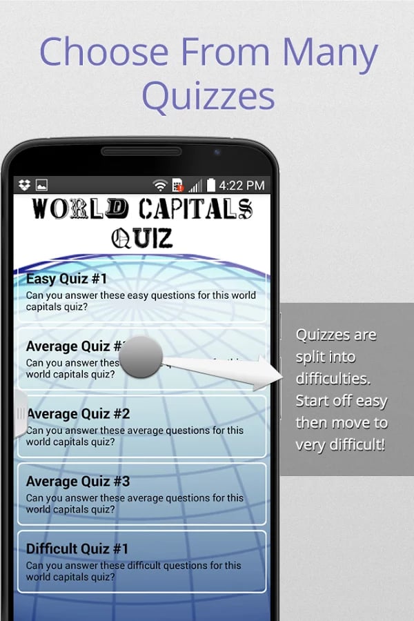 World Capitals Quiz截图3