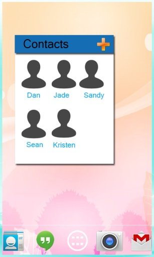 Contacts Widget截图1