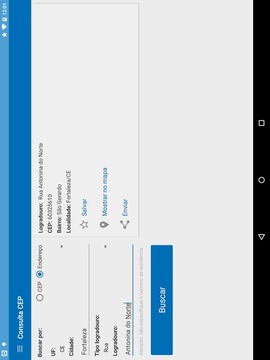 Consulta CEP截图