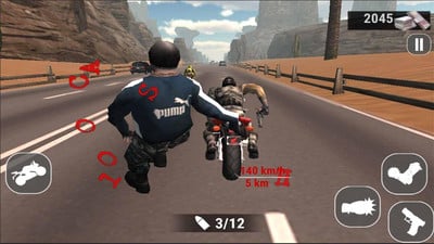 暴力摩托赛车3D截图3