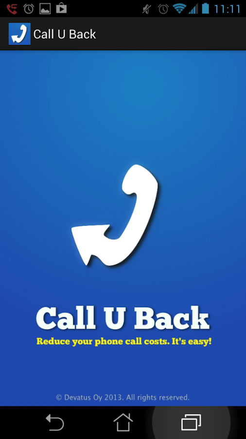 Call U Back截图1