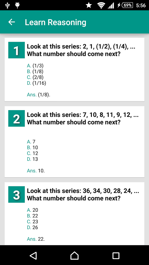 Reasoning Test截图6