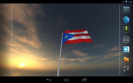 Real Puerto Rico Flag Live截图2