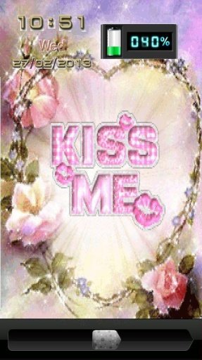 "Kiss Me" Screen Lock截图5