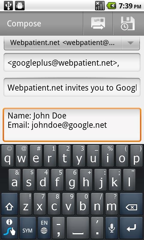 Webpatient.net &amp; Google+截图3