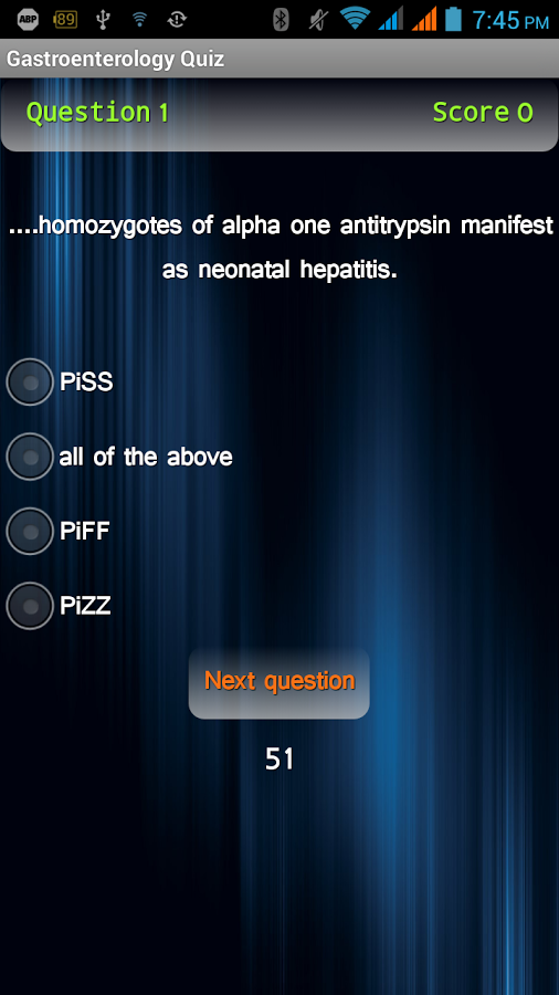 Gastroenterology Quiz截图1