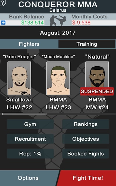 MMA Manager Free截图10