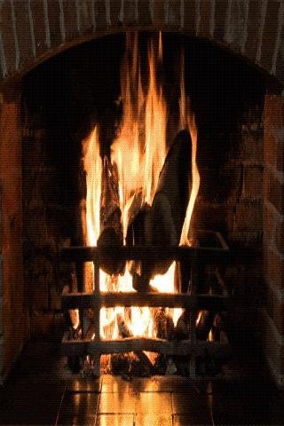 Winter Fireplace Live Wallpape截图1