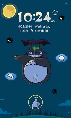CLocker Totoro Theme截图3