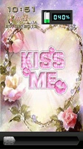 "Kiss Me" Screen Lock截图3
