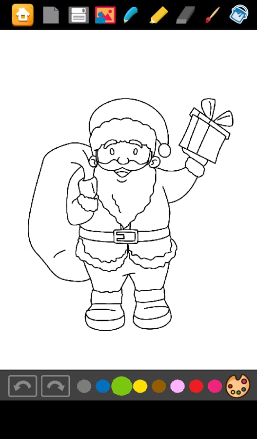 Coloring Games Santa Cla...截图7