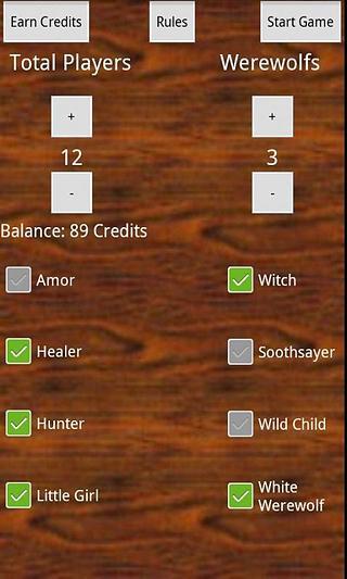 Werewolf Cards截图5