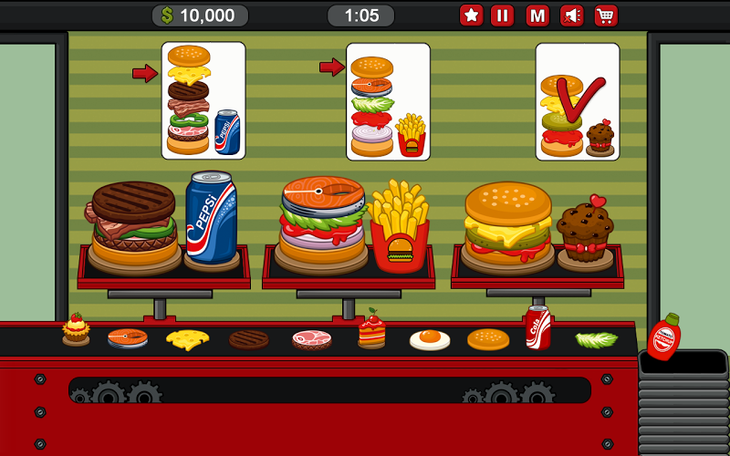 Burger Cafe HD截图2