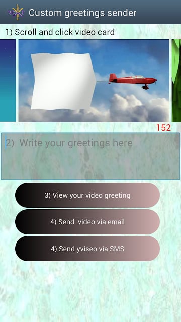 Next Level video greeting send截图1