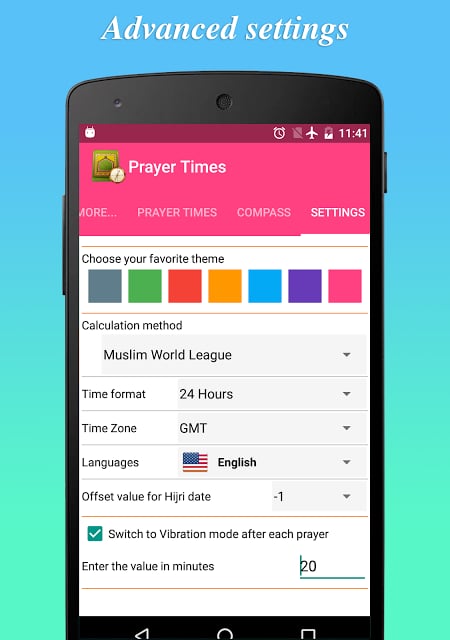 Prayer Times &amp; Qibla截图9