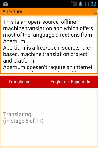 Apertium offline translator截图1