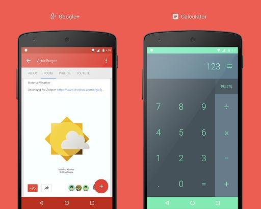 Vi Material Design Theme截图2