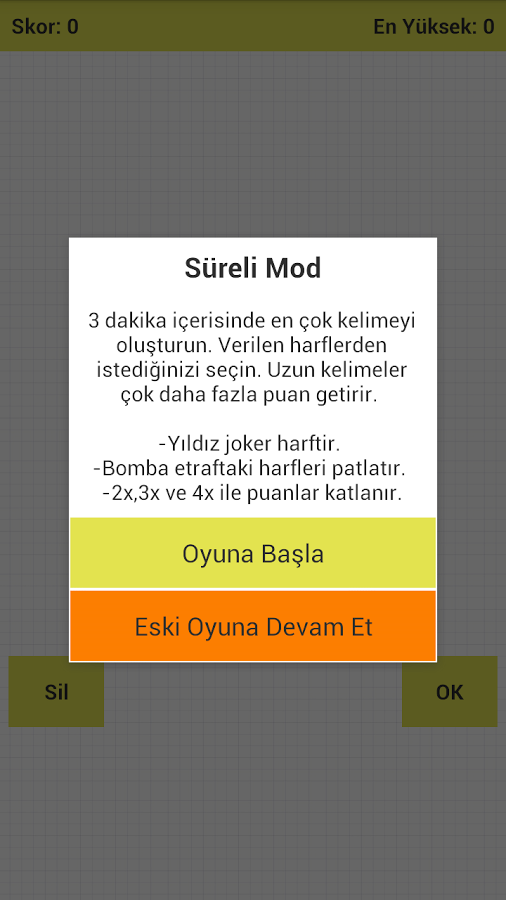 Kelime Oyunu : Harf Yağmuru截图4