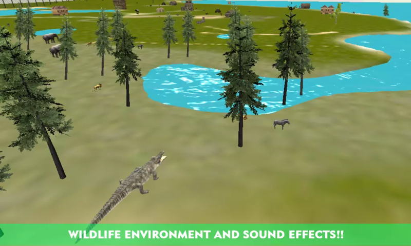 鳄鱼攻击的3D模拟器截图3