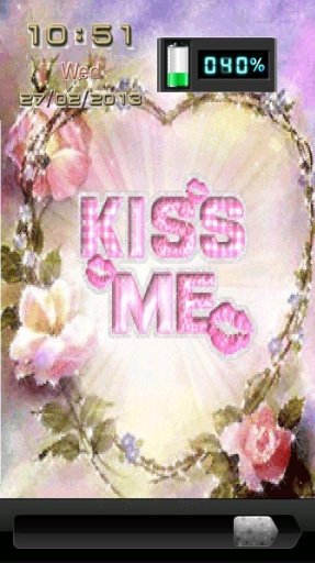 "Kiss Me" Screen Lock截图4