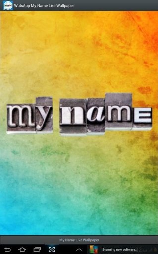 My Name Live Wallpaper截图1