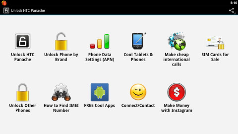 Unlock HTC Panache截图2