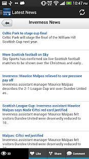 Inverness CT FC: Match &amp; News截图1