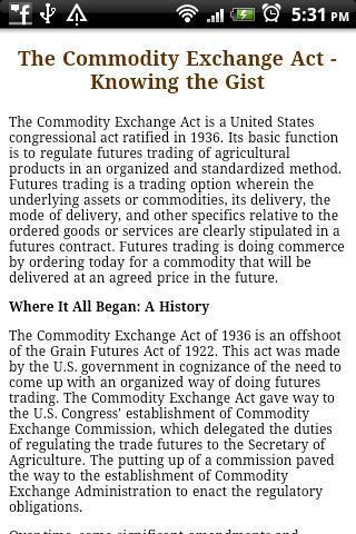 Commodity Exchange截图2