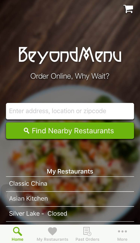 BeyondMenu Food Delivery截图1